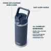 imageYETI Rambler 18 oz Bottle Vacuum Insulated Stainless Steel with Color Matching Straw Cap Royal BluePower PinkWildflower