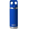 imageYETI Rambler 18 oz Bottle Vacuum Insulated Stainless Steel with Color Matching Straw Cap Royal BlueRoyal Blue
