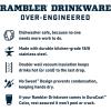 imageYETI Rambler 18 oz Bottle Vacuum Insulated Stainless Steel with Color Matching Straw Cap Royal BlueSea View