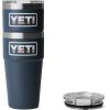 imageYETI Rambler 20 oz Stackable Tumbler Stainless Steel Vacuum Insulated with MagSlider LidNavyBadge