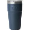 imageYETI Rambler 20 oz Stackable Tumbler Stainless Steel Vacuum Insulated with MagSlider LidNavyBadge