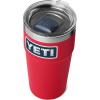 imageYETI Rambler 20 oz Stackable Tumbler Stainless Steel Vacuum Insulated with MagSlider LidRedBadge