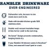 imageYETI Rambler 20 oz Stackable Tumbler Stainless Steel Vacuum Insulated with MagSlider LidSea StoneTextured