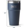 imageYETI Rambler 20 oz Stackable Tumbler Stainless Steel Vacuum Insulated with MagSlider LidUltra Marine Violet