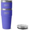 imageYETI Rambler 20 oz Stackable Tumbler Stainless Steel Vacuum Insulated with MagSlider LidUltra Marine Violet