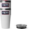 imageYETI Rambler 20 oz Stackable Tumbler Stainless Steel Vacuum Insulated with MagSlider LidWhiteBadge