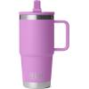 imageYETI Rambler 20 oz Travel Mug with Flip Straw Lid  Stainless Steel Vacuum Insulated Leakproof Cup Holder FriendlyDesert Bloom