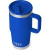 imageYETI Rambler 20 oz Travel Mug with Flip Straw Lid  Stainless Steel Vacuum Insulated Leakproof Cup Holder FriendlyRoyal Blue