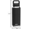imageYETI Rambler 26 oz Bottle Leakproof Vacuum Insulated Stainless Steel with Chug Cap Sea ViewBlack
