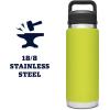 imageYETI Rambler 26 oz Bottle Leakproof Vacuum Insulated Stainless Steel with Chug Cap Sea ViewChartreuse