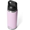 imageYETI Rambler 26 oz Bottle Leakproof Vacuum Insulated Stainless Steel with Chug Cap Sea ViewCherry Blossom  Textured