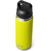 imageYETI Rambler 26 oz Bottle Leakproof Vacuum Insulated Stainless Steel with Chug Cap Sea ViewFirefly Yellow