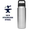 imageYETI Rambler 26 oz Bottle Leakproof Vacuum Insulated Stainless Steel with Chug Cap Sea ViewStainless