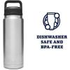 imageYETI Rambler 26 oz Bottle Leakproof Vacuum Insulated Stainless Steel with Chug Cap Sea ViewStainless
