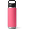 imageYETI Rambler 26 oz Bottle Leakproof Vacuum Insulated Stainless Steel with Chug Cap Sea ViewTropical Pink