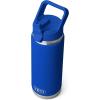 imageYETI Rambler 26 oz Bottle Vacuum Insulated Stainless Steel with Color Matching Straw CapRoyal Blue