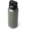 imageYETI Rambler 36 oz Bottle Vacuum Insulated Leakproof Stainless Steel with Chug Cap  Vacuum Insulated Leakproof with Chug CapCamp Green