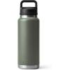 imageYETI Rambler 36 oz Bottle Vacuum Insulated Leakproof Stainless Steel with Chug Cap  Vacuum Insulated Leakproof with Chug CapCamp Green