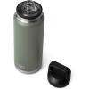 imageYETI Rambler 36 oz Bottle Vacuum Insulated Leakproof Stainless Steel with Chug Cap  Vacuum Insulated Leakproof with Chug CapCamp Green