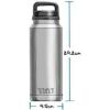 imageYETI Rambler 36 oz Bottle Vacuum Insulated Leakproof Stainless Steel with Chug Cap  Vacuum Insulated Leakproof with Chug CapCamp Green