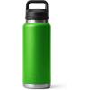 imageYETI Rambler 36 oz Bottle Vacuum Insulated Leakproof Stainless Steel with Chug Cap  Vacuum Insulated Leakproof with Chug CapCanopy Green