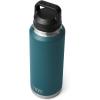 imageYETI Rambler 46 oz Bottle Leakproof Vacuum Insulated Stainless Steel with Chug Cap Sea ViewAgave Teal