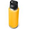 imageYETI Rambler 46 oz Bottle Leakproof Vacuum Insulated Stainless Steel with Chug Cap Sea ViewAlpine Yellow