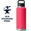 imageYETI Rambler 46 oz Bottle Leakproof Vacuum Insulated Stainless Steel with Chug Cap Sea ViewBi ini Pink