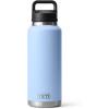 imageYETI Rambler 46 oz Bottle Leakproof Vacuum Insulated Stainless Steel with Chug Cap Sea ViewBig Sky Blue