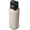 imageYETI Rambler 46 oz Bottle Leakproof Vacuum Insulated Stainless Steel with Chug Cap Sea ViewCape Taupe