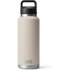 imageYETI Rambler 46 oz Bottle Leakproof Vacuum Insulated Stainless Steel with Chug Cap Sea ViewCape Taupe