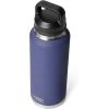 imageYETI Rambler 46 oz Bottle Leakproof Vacuum Insulated Stainless Steel with Chug Cap Sea ViewMoon Dust  Textured
