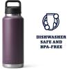 imageYETI Rambler 46 oz Bottle Leakproof Vacuum Insulated Stainless Steel with Chug Cap Sea ViewNordic Purple