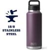 imageYETI Rambler 46 oz Bottle Leakproof Vacuum Insulated Stainless Steel with Chug Cap Sea ViewNordic Purple