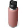 imageYETI Rambler 46 oz Bottle Leakproof Vacuum Insulated Stainless Steel with Chug Cap Sea ViewSandstone Pink