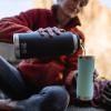 imageYETI Rambler 46 oz Bottle Leakproof Vacuum Insulated Stainless Steel with Chug Cap Sea ViewWetlands Brown