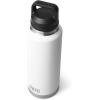 imageYETI Rambler 46 oz Bottle Leakproof Vacuum Insulated Stainless Steel with Chug Cap Sea ViewWhite