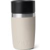 imageYETI Rambler 8 oz Travel Bottle Stainless Steel Vacuum Insulated with Leakproof Commuter Cap Royal BlueCape Taupe