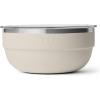 imageYETI Rambler Bowls Vacuum Insulated Stackable and Nestable Stainless Steel Bowl with Lid 1 Quart Sea StoneCape Taupe