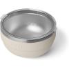 imageYETI Rambler Bowls Vacuum Insulated Stackable and Nestable Stainless Steel Bowl with Lid 1 Quart Sea StoneCape Taupe