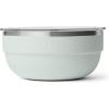 imageYETI Rambler Bowls Vacuum Insulated Stackable and Nestable Stainless Steel Bowl with Lid 1 Quart Sea StoneRidgeline