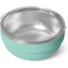 imageYETI Rambler Bowls Vacuum Insulated Stackable and Nestable Stainless Steel Bowl with Lid 1 Quart Sea StoneSea StoneTextured
