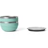 imageYETI Rambler Bowls Vacuum Insulated Stackable and Nestable Stainless Steel Bowl with Lid 1 Quart Sea StoneSea StoneTextured