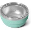 imageYETI Rambler Bowls Vacuum Insulated Stackable and Nestable Stainless Steel Bowl with Lid 1 Quart Sea StoneSea StoneTextured