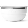 imageYETI Rambler Bowls Vacuum Insulated Stackable and Nestable Stainless Steel Bowl with Lid 1 Quart Sea StoneWhite