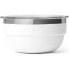 imageYETI Rambler Bowls Vacuum Insulated Stackable and Nestable Stainless Steel Bowl with Lid 1 Quart Sea StoneWhite