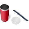 imageYETI Rambler Jr 10 Oz Tumbler with Silicone Straw LidNavyRescue Red
