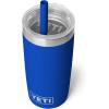 imageYETI Rambler Jr 10 Oz Tumbler with Silicone Straw LidRoyal Blue
