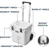 imageYETI Roadie 48 Wheeled Cooler with Retractable Periscope HandleBig Wave Blue