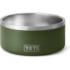 imageYETI Boomer 8 Stainless Steel NonSlip Dog Bowl Holds 64 OuncesHighlands Olive